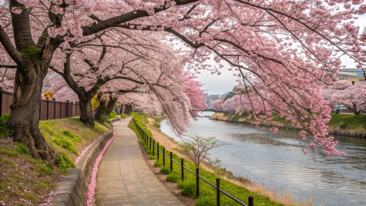 石神井川の桜並木を板橋・中板橋周辺で楽しむ花見散歩ガイド。石神井川沿いの遊歩道の見どころ、東板橋公園の休憩ポイント、見頃の目安、アクセスをまとめました。