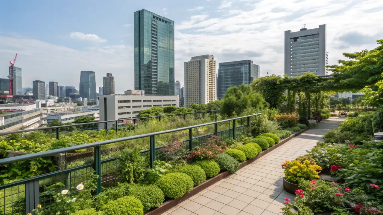 渋谷パルコ10階のROOFTOP PARKを紹介。無料で利用できる開放的な屋上庭園で、渋谷の人混みや騒音から離れて緑に囲まれた静かな休憩時間を過ごせます。