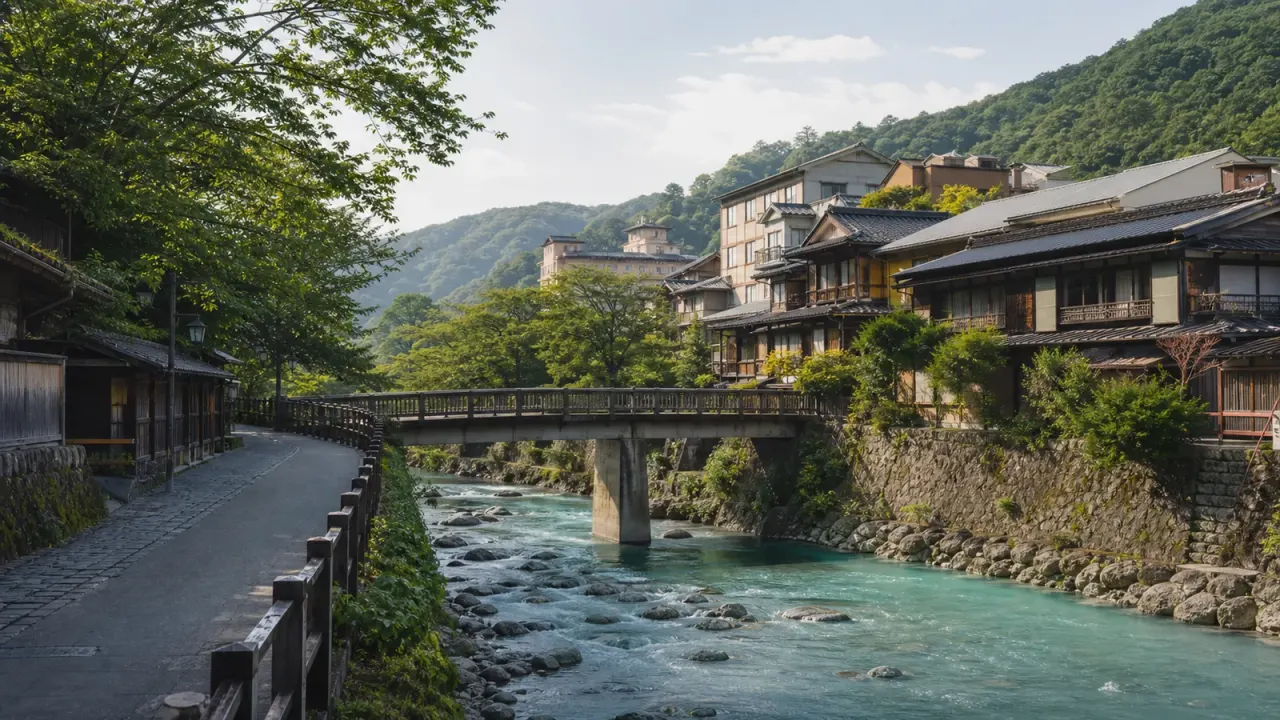 群馬県中之条町の四万温泉を、四万川沿い、温泉街、歴史ある湯宿の外観をたどる散歩先として紹介します。宿泊前後や日帰りで歩きたい範囲をまとめます。