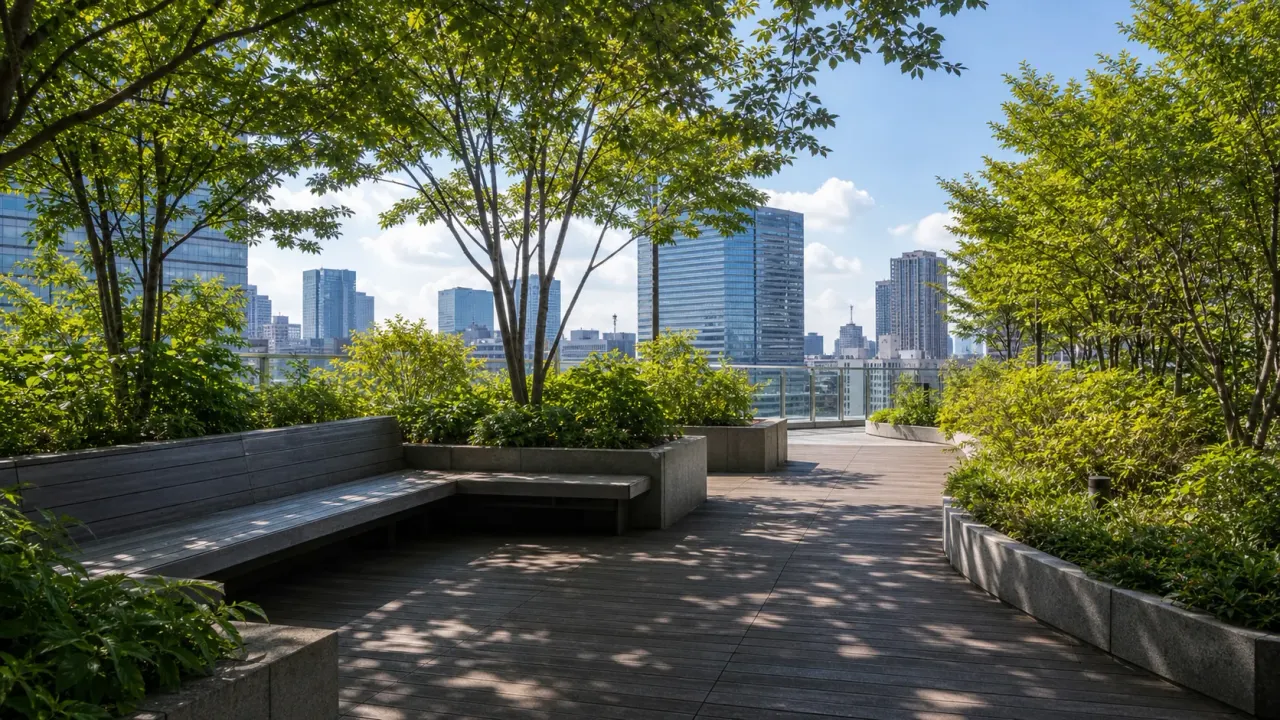 新宿で暑い日に無料で休める場所を探す人向けに、屋上庭園、公園、無料屋内施設、短い散歩ルートを安全目線で整理します。