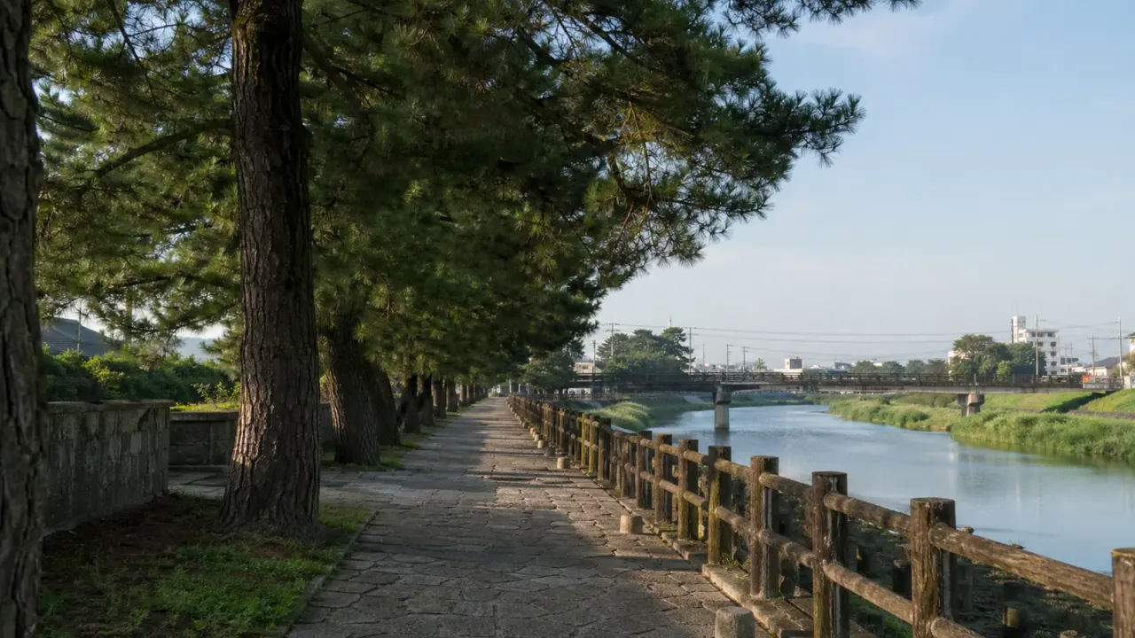 埼玉県草加市の草加松原で、綾瀬川沿いの松並木、百代橋、矢立橋をつないで歩く散歩記事。獨協大学前駅から短時間で歴史と水辺を味わう歩き方を紹介します。