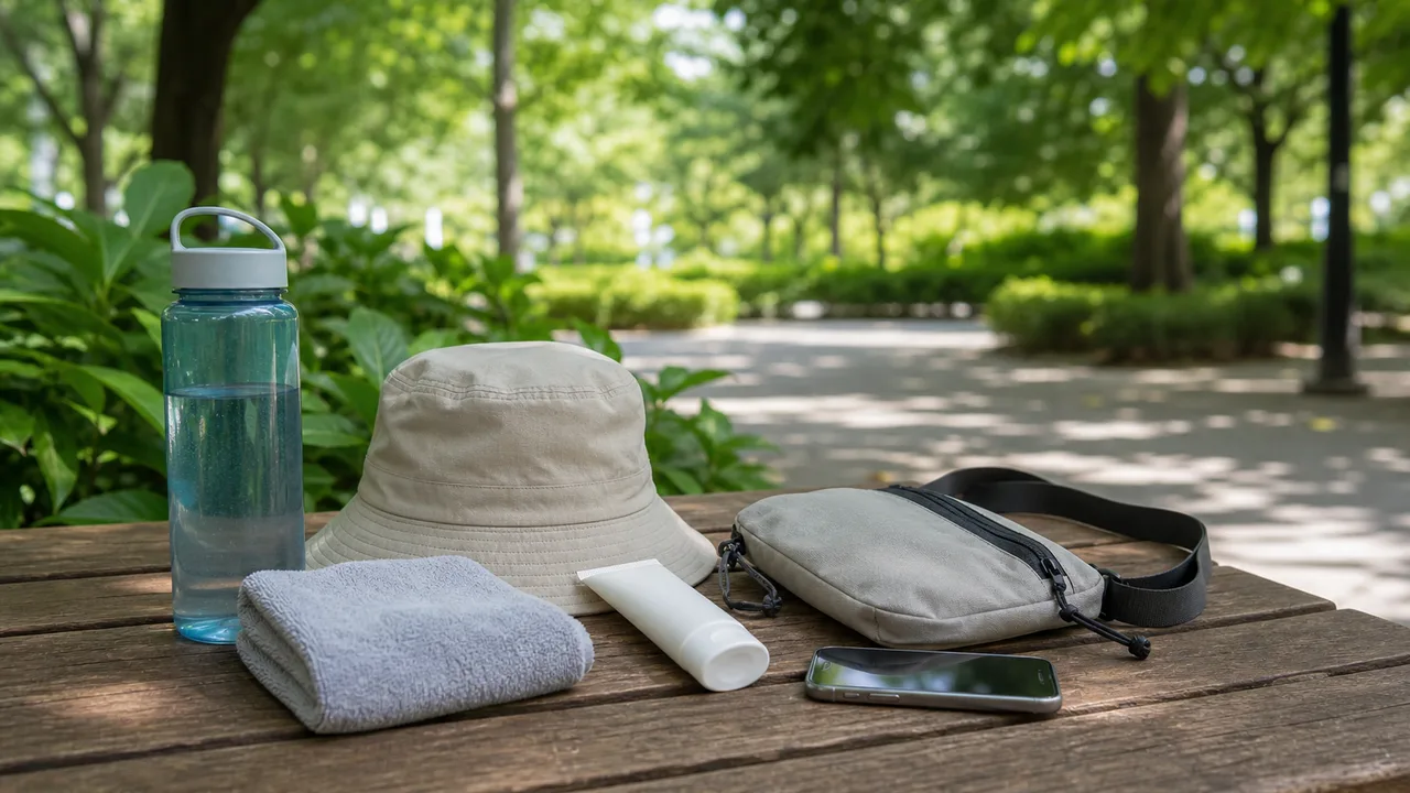 夏の散歩の持ち物|暑い日に無理しない街歩き装備の考え方