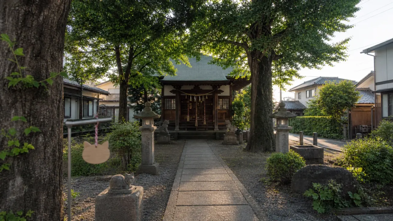 東京都立川市砂川町の阿豆佐味天神社・立川水天宮を散歩目線で紹介。由緒、猫返し神社、アクセス、玉川上水や砂川散歩とのつなぎ方を整理します。