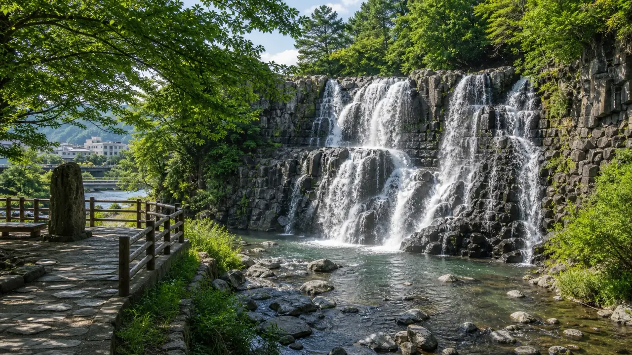 都留市の田原の滝で、桂川の滝、柱状節理、田原の滝公園を短時間で楽しむ散歩を紹介。公式情報をもとに、アクセス、駐車場、歩き方の注意点をまとめます。