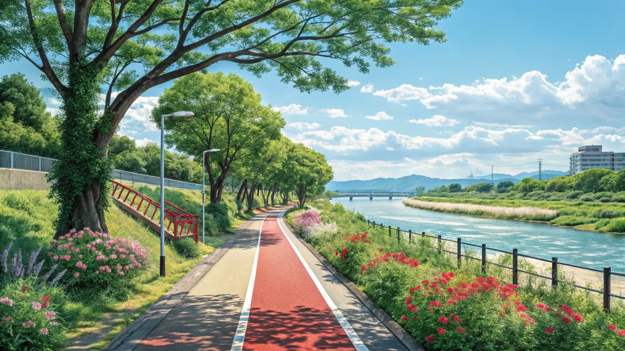 多摩川台公園の高台から眺める絶景と古墳群を巡り、田園調布せせらぎ公園の森へ続く約2時間の散歩コースを写真とマップ付きで紹介します。