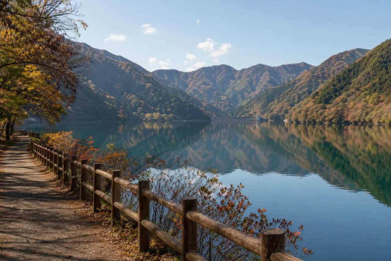 山北町の丹沢湖で、湖畔の道と山並み、丹沢湖記念館周辺をゆっくり歩く散歩を紹介。水と山の景色を半日で味わう歩き方をまとめます。