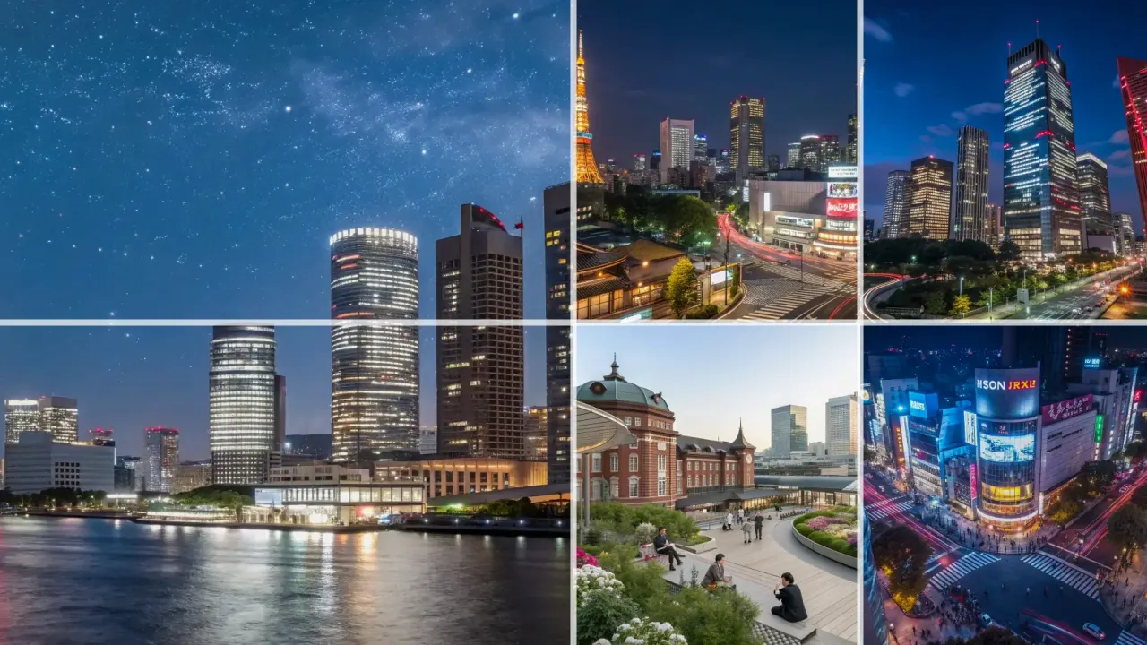 東京で無料展望台や無料夜景スポットを探す人向けに、駅近、屋上、夜景、雨の日、30分休憩で使いやすい候補を整理。恵比寿、汐留、羽田、渋谷、東京駅、代々木公園、橋や水辺の関連記事へ進めます。