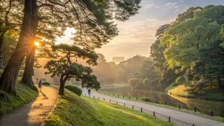 【静寂】東京の朝散歩おすすめスポット5選｜朝日と自然で心リフレッシュ