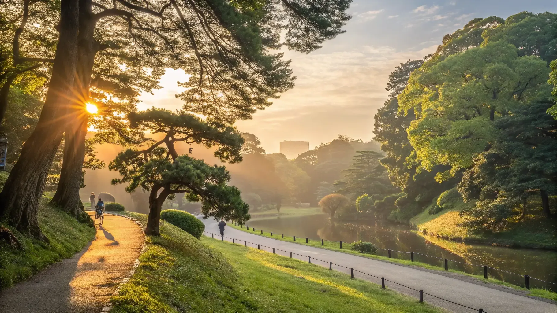 【静寂】東京の朝散歩おすすめスポット5選｜朝日と自然で心リフレッシュ