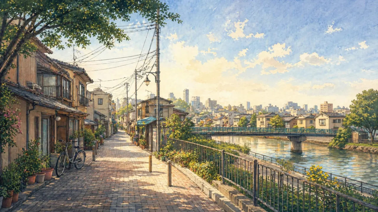 足立区・葛飾区・江戸川区を巡る東京下町の散歩コースを紹介。荒川や江戸川の水辺、昭和レトロな参道、23区最大の水郷公園など、知られざる穴場スポットの魅力を解説します。