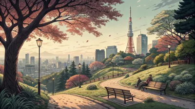 【東京の穴場】高台の静かな場所4選｜見晴らしと静かで脳を休める