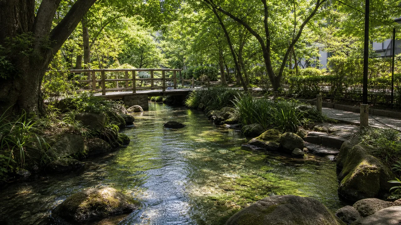 東京で湧水や水辺の気配を感じられる散歩先を、駅からの歩きやすさ、木陰、水音、短時間での回りやすさから整理します。