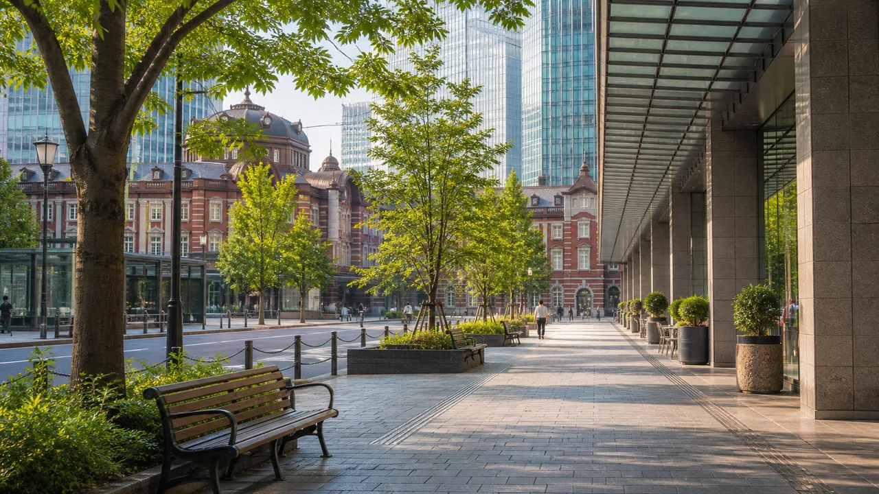 東京駅周辺でお金をあまり使わずに30分から2時間を過ごしたい人向けに、丸の内の無料休憩、屋内展示、皇居方面の短い散歩を整理します。