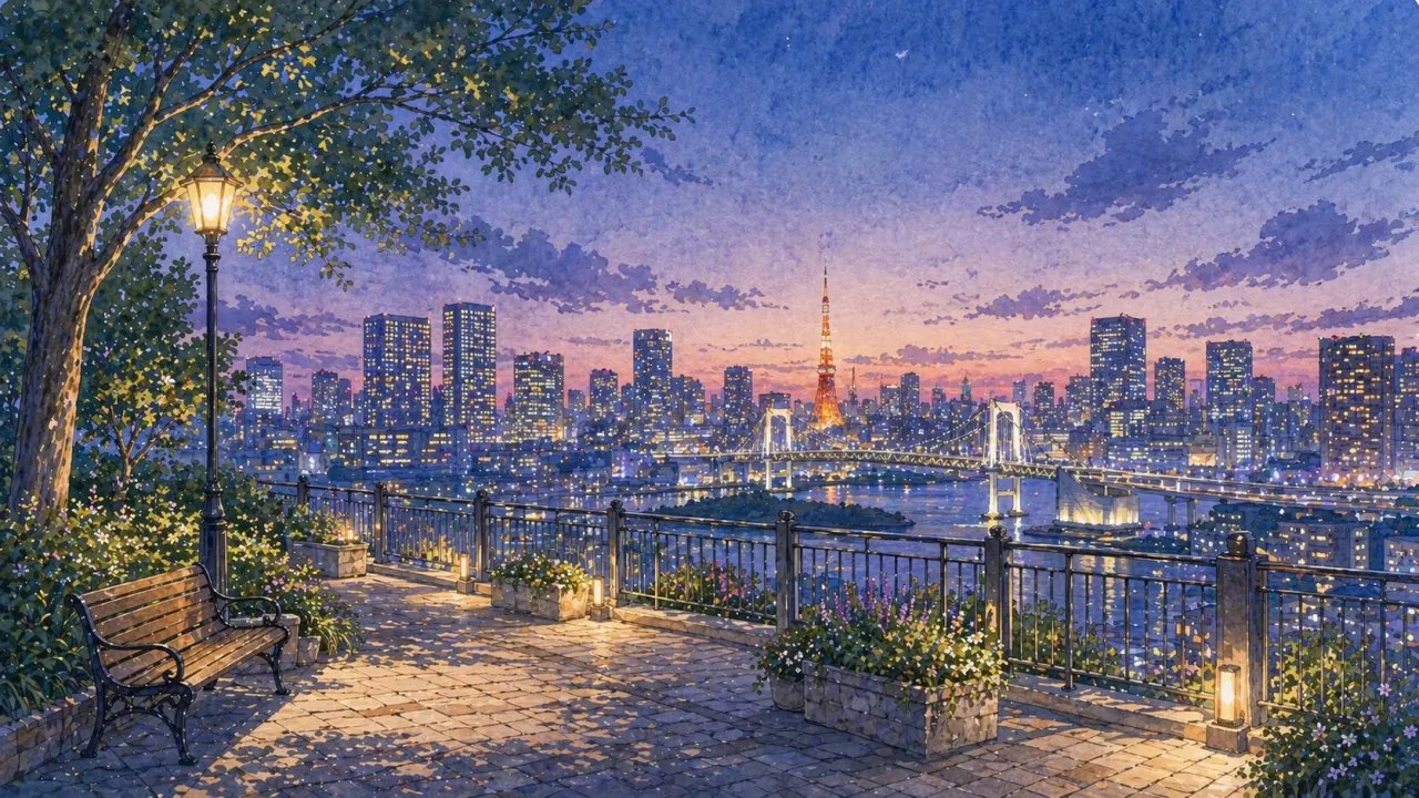 東京の無料で楽しめる夜景スポットおすすめ15選を紹介。穴場の展望台・橋・公園など、実際に夜歩いて見つけた静かで美しい夜景スポットを厳選しました。