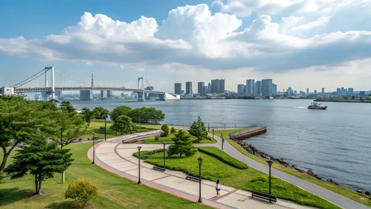 晴海エリアの穴場・豊海運動公園で東京湾の絶景を楽しむ散歩コースを紹介。海風を感じながら人混みを避けて心をリセットできる過ごし方を解説します。