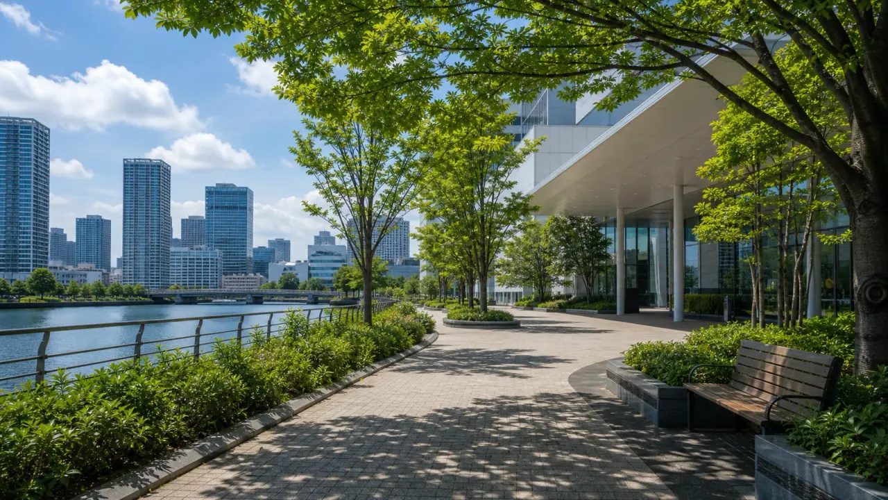 豊洲・有明で暑い日に散歩や休憩をしたい人向けに、無料屋内施設、水辺、公園、短時間で切り上げる動線を整理します。