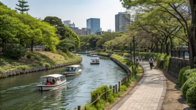 【歴史探訪】築地川公園の散歩は川跡を歩くタイムトラベル｜60分モデルコース