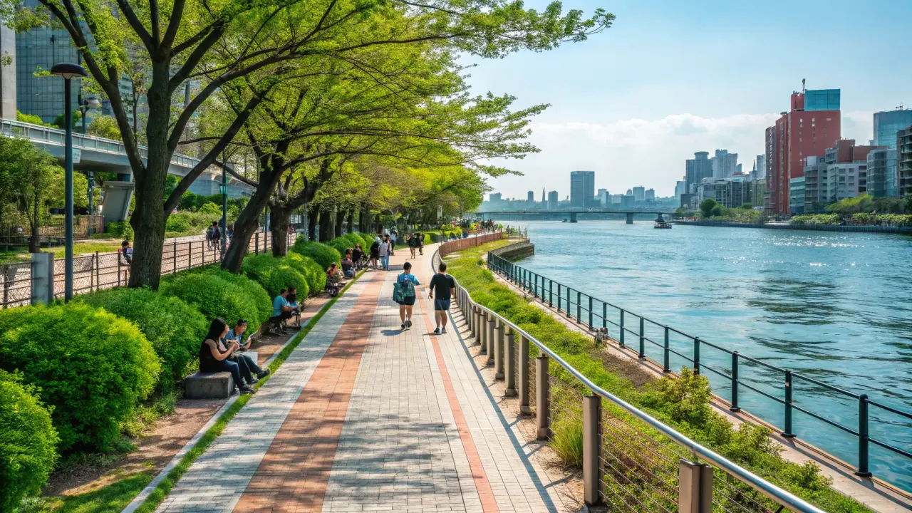 【決定版】佃公園から隅田川テラスへのおすすめ散歩モデルコース|所要時間と見どころ5選