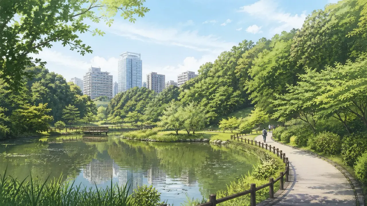 横浜市都筑区の都筑中央公園で、センター南駅の近くに残る里山の緑と池を静かに歩く散歩を紹介。ニュータウンの街並みから自然へ切り替える1時間の使い方をまとめます。