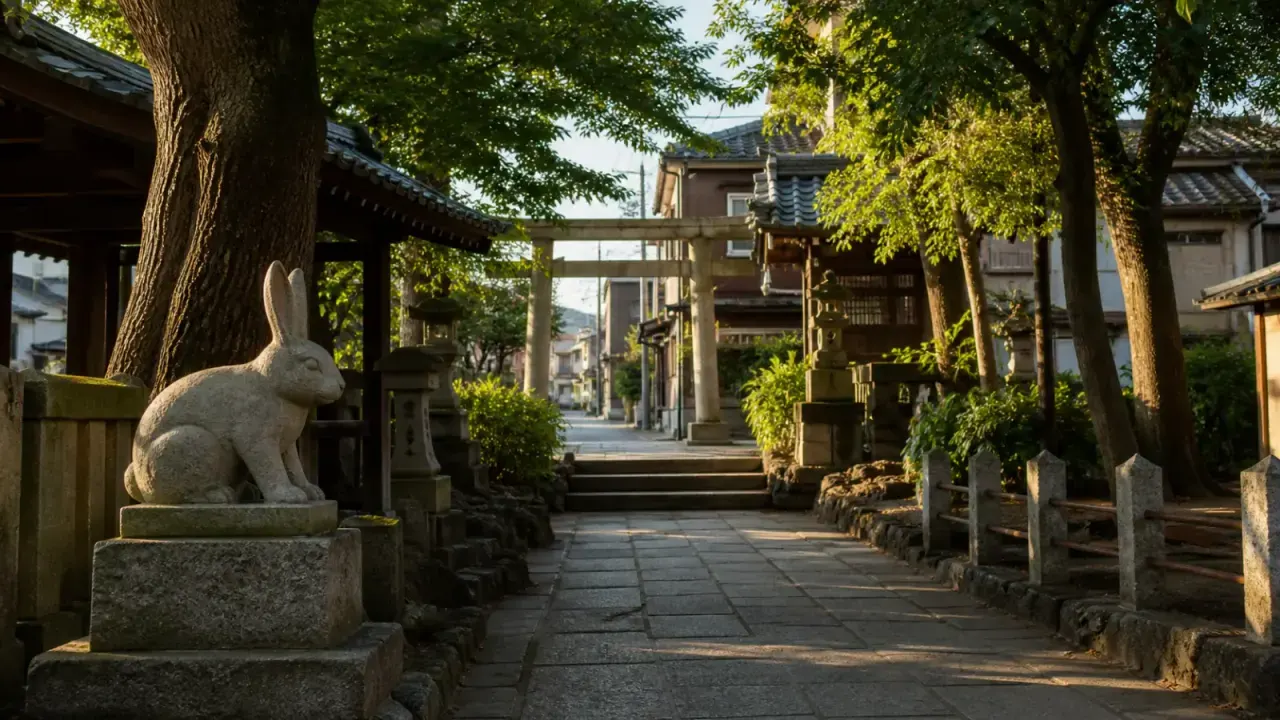 さいたま市浦和区で、調神社と玉蔵院をつなぐ駅近散歩。兎の石像、鎮守の杜、古刹の境内、浦和駅からの歩き方を半日目線でまとめます。