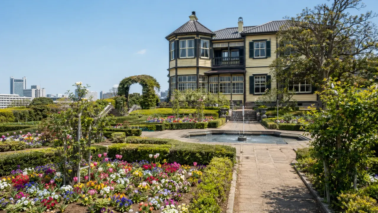 山手イタリア山庭園で、整形花壇と洋館の静けさを味わう散歩を紹介。石川町駅からすぐの高台で、外交官の家やブラフ18番館をどう回ると落ち着きやすいかをまとめます。
