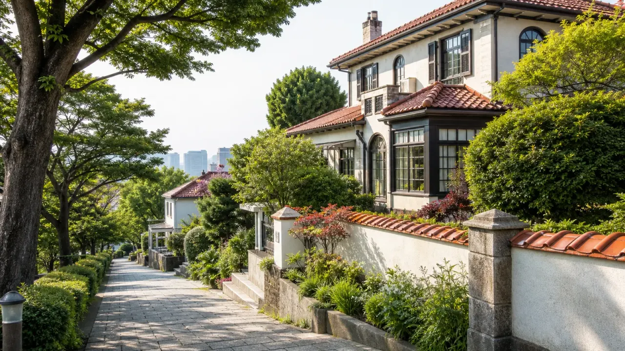 横浜中区の山手西洋館7館を、港の見える丘公園、元町公園、山手イタリア山庭園をつないで歩く半日散歩として紹介します。