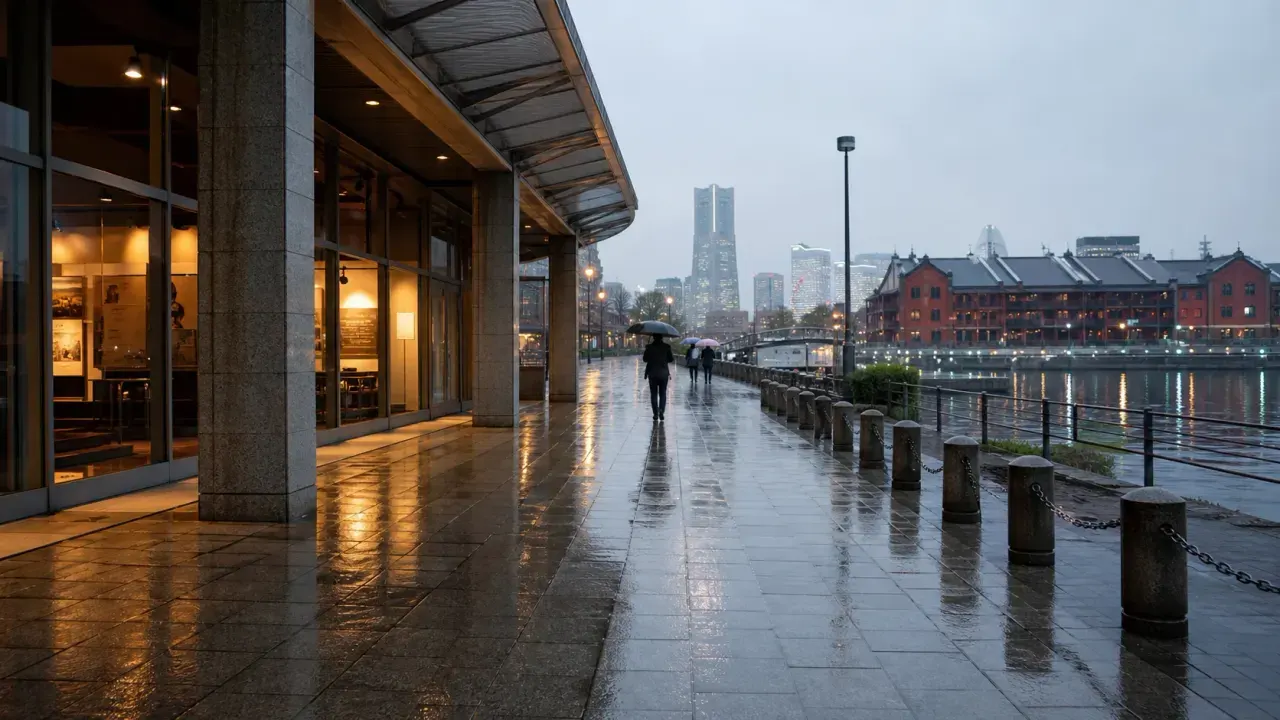 横浜で雨の日に歩きやすい観光候補を、横浜駅、みなとみらい、日本大通り・山下公園周辺の屋内展示と短い外歩きで整理します。
