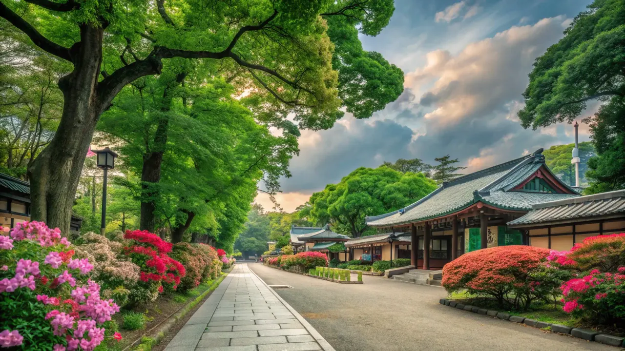 渋谷からわずか3分の代々木八幡宮で五感を使って静けさを味わう散歩コースを解説。鳥居をくぐった瞬間の音の変化や木漏れ日の美しさを体感できます。
