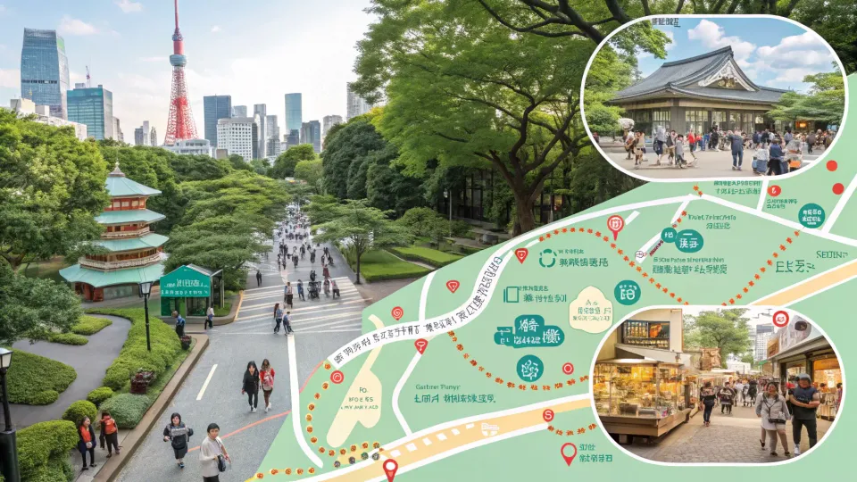 【1日満喫】代々木公園と奥渋カフェ巡りモデルコース｜地図で巡る散歩プラン